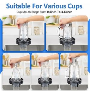 Glass Rinser for Kitchen Sink